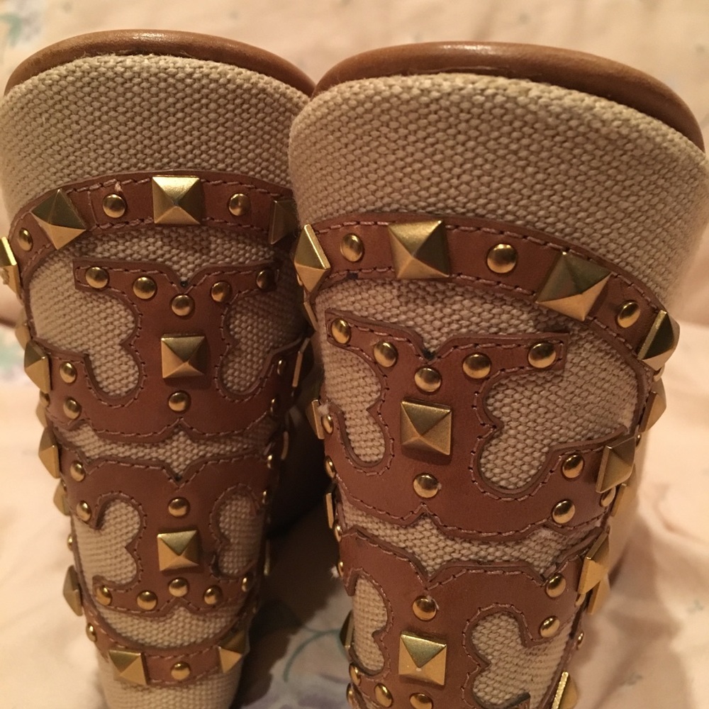 Tory Burch wedges , brand new